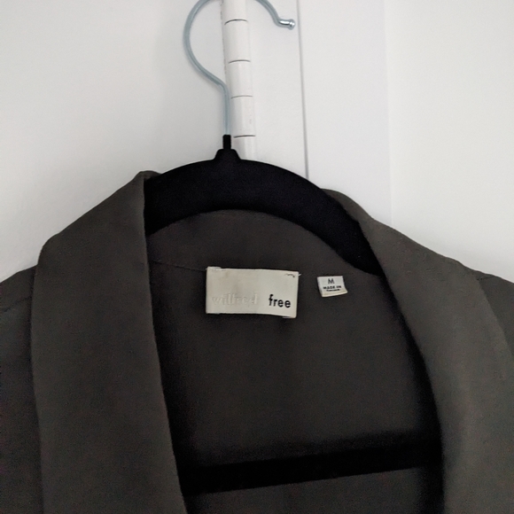 Aritzia Wilfred Tie Front Blouse - Picture 3 of 4